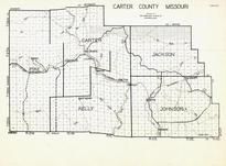 Carter County, Pike, Kelly, Jackson, Johnson, Brandin, Freemont, Hunter, Van Buren, Missouri State Atlas 1940c